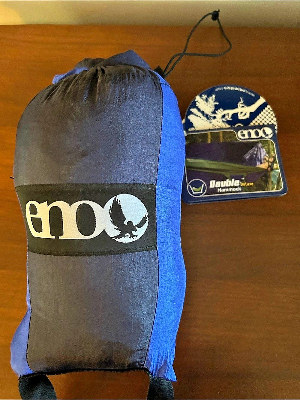 ENO DoubleNest Deluxe Hammock Blue & Black